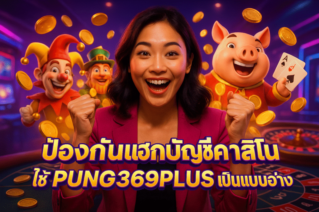 ป้องกันแฮกบัญชีคาสิโน ใช้ PUNG369PLUS เป็นแบบอย่าง