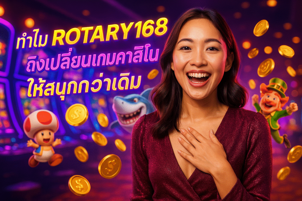 ทำไม ROTARY168 ถึงเปลี่ยนเกมคาสิโนให้สนุกกว่าเดิม